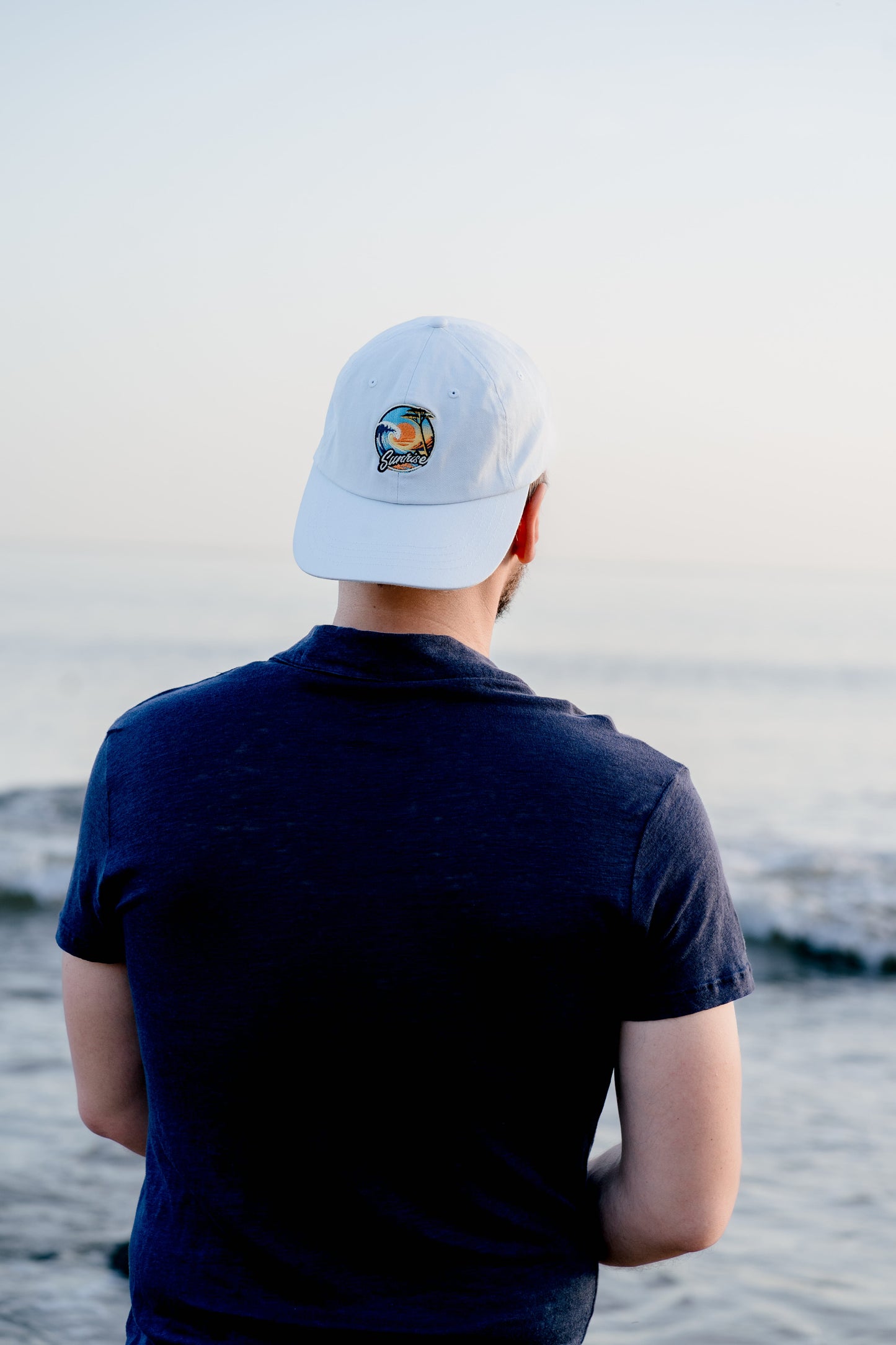 Casquette pastel brodée - Morning Wave